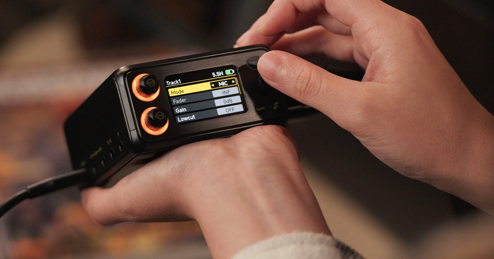 The Deity PR-4 is an Ultra-Compact, 6-Track Field Audio Recorder