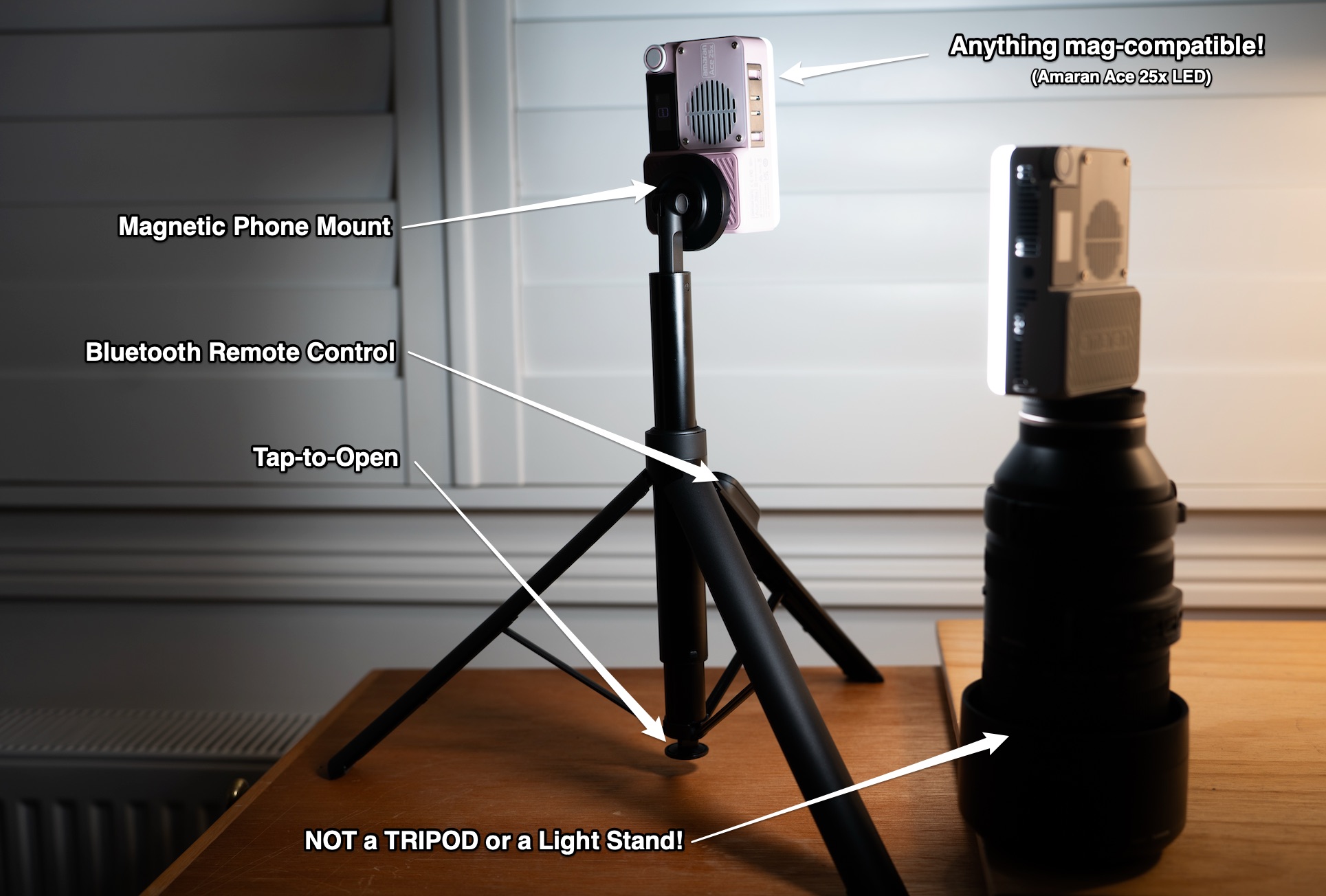 JustTap™ Magnetic Phone Tripod Review