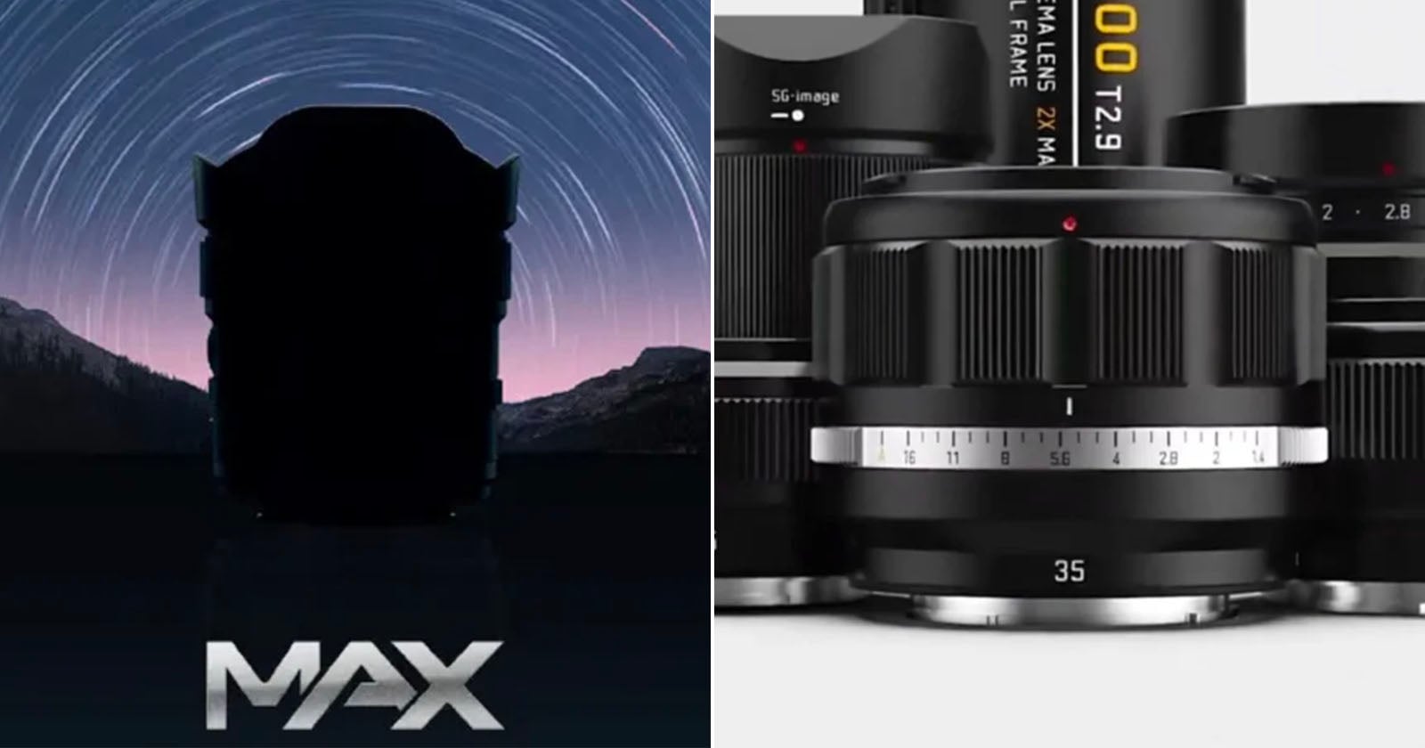 Two Teased Lenses Each Promise Something Special for Photographers